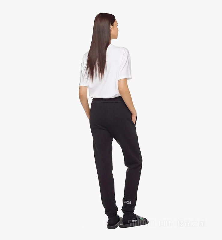 女士Essentials Logo棉运动裤