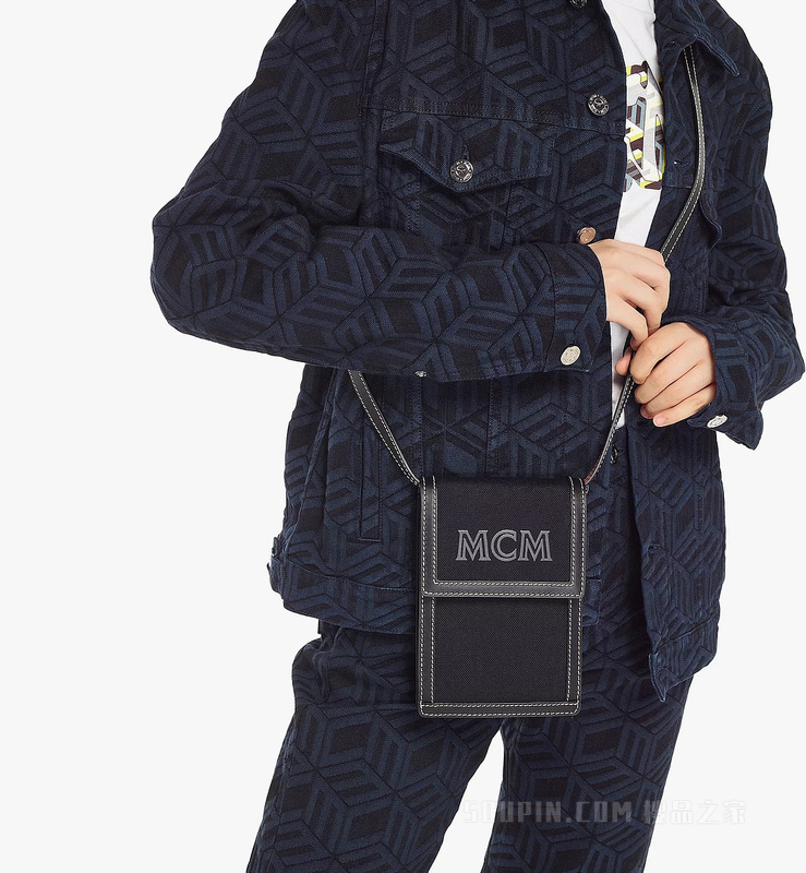 One Size Aren Napacot帆布挂绳手机保护套
