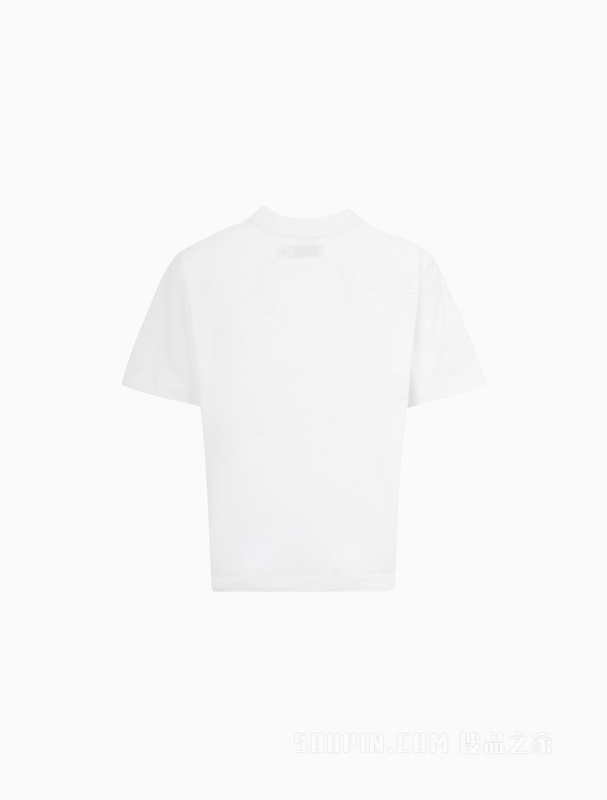 【JENNIE同款】Calvin Klein 22早秋女休闲纯棉印花宽松短袖T恤40WH113