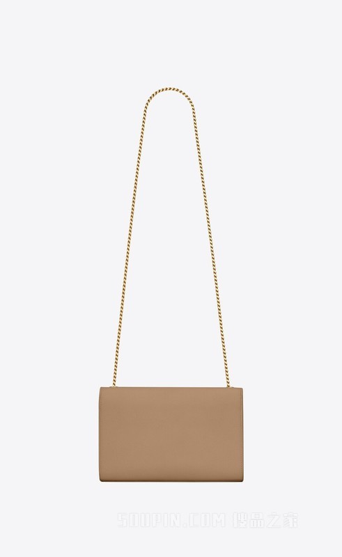 Kate中号粒面压印皮革链条包