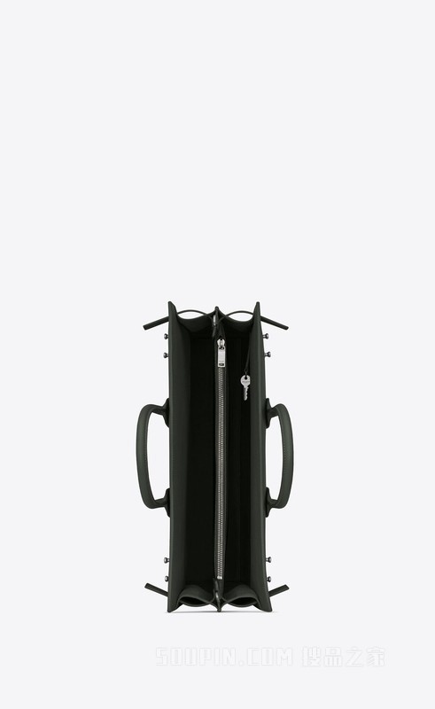 SAC DE JOUR薄款大号粒面皮革手袋