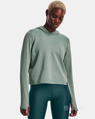 女士UA IntelliKnit Wind连帽上衣