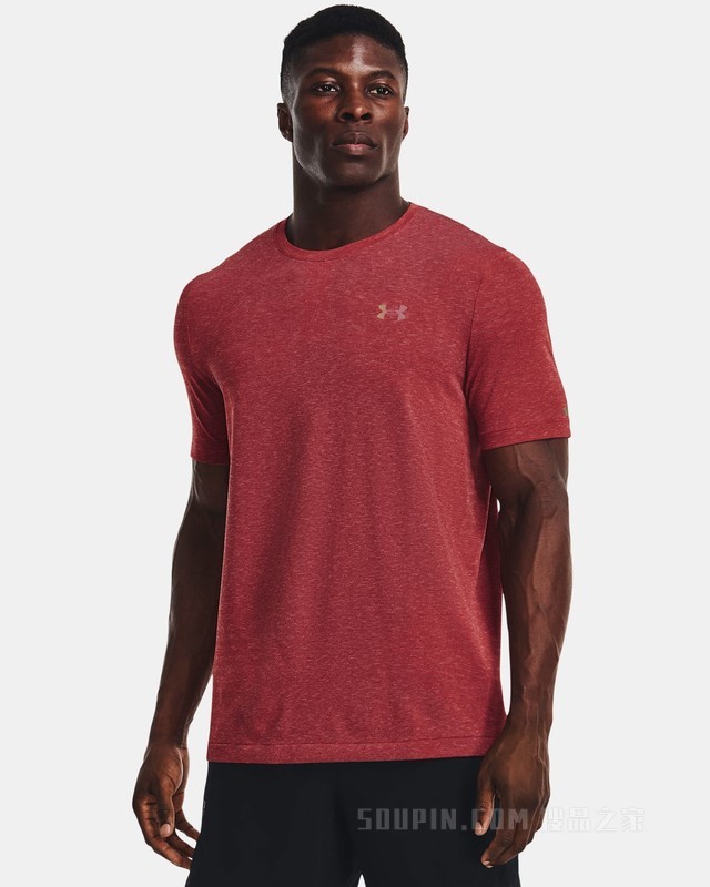 男士UA RUSH Seamless GeoSport短袖T恤