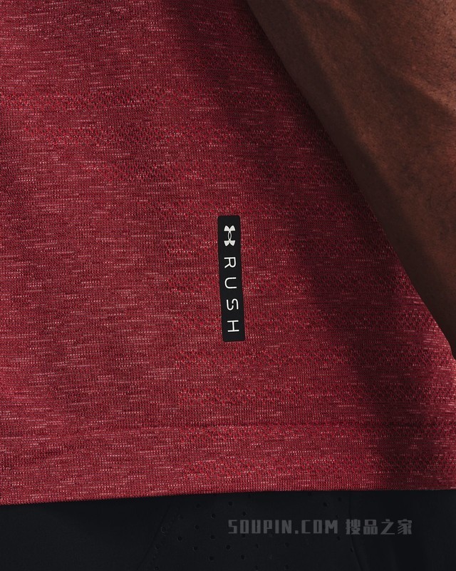 男士UA RUSH Seamless GeoSport短袖T恤