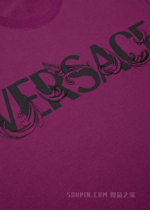 Barocco Silhouette Logo T恤