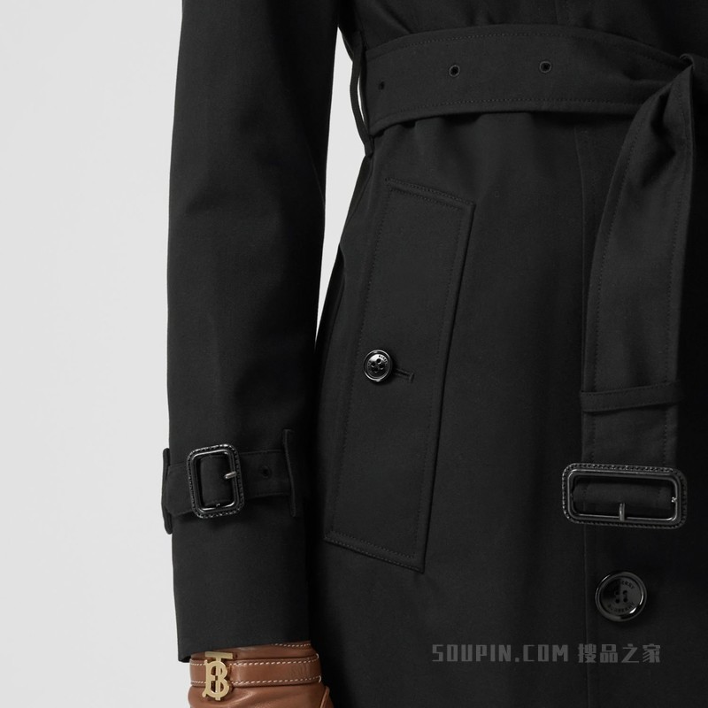 短款切尔西版型 - Heritage Trench 风衣 (黑色) - 女士