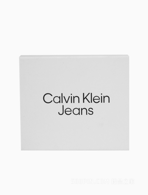 Calvin Klein 22早秋新款男士金属LOGO标牌多卡位牛皮商务对折钱包HP2009