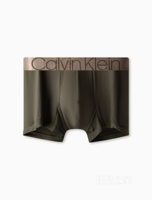 【炫光引力带】Calvin Klein 22早秋男士光泽LOGO细滑透气平角内裤NB2540