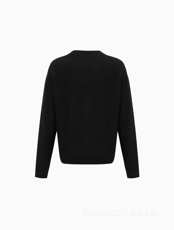 Calvin Klein 22早秋新款女士时尚LOGO提花混纺圆领针织毛衣J220991