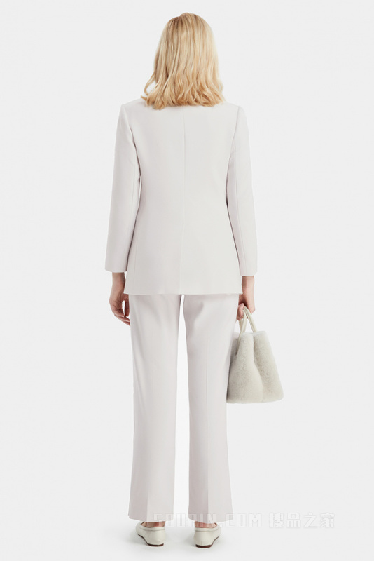 陨石灰简约西装夹克