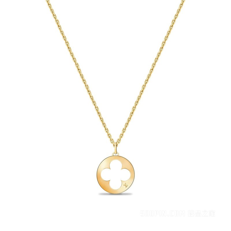 EMPREINTE MEDALLION 18K 金项链