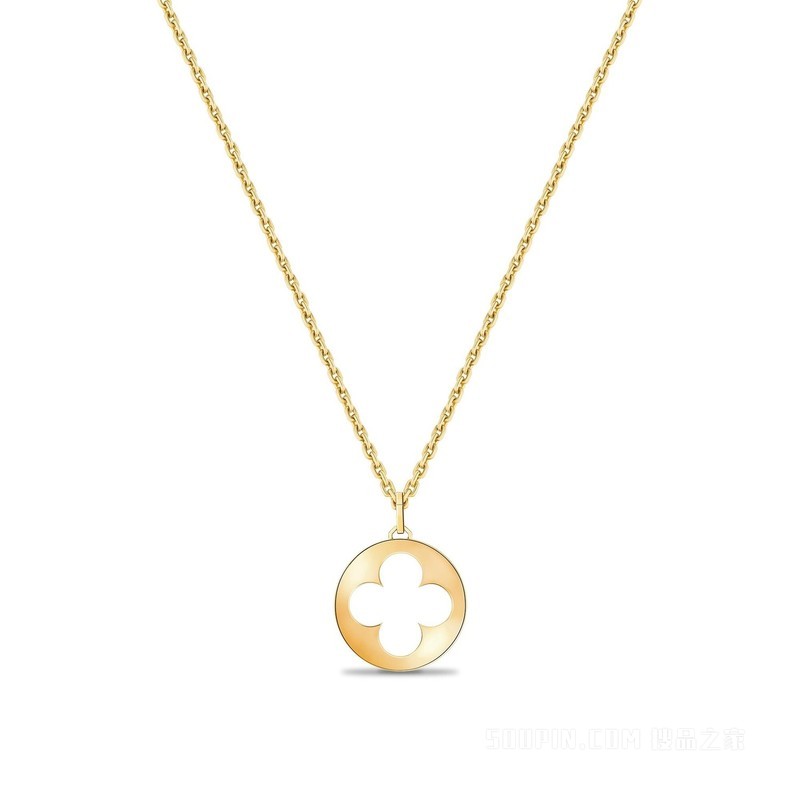EMPREINTE MEDALLION 18K 金项链