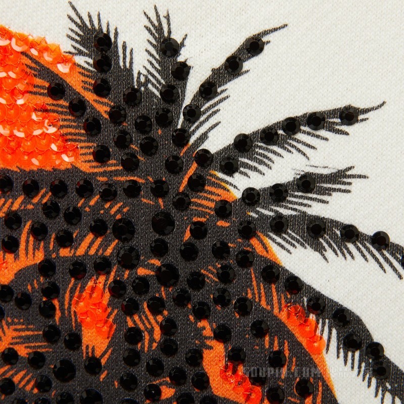 平纹针织棉卫衣 白色