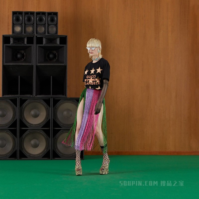 “Gucci Love Parade”T恤 黑色