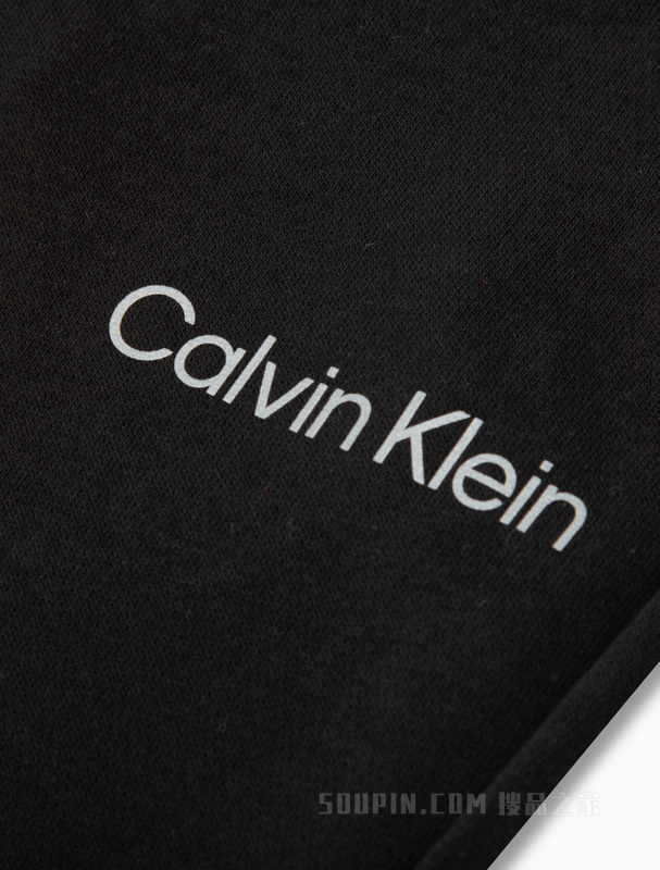 Calvin Klein 22早秋女士时尚反光LOGO印花抽绳束脚针织休闲裤4WS2P608