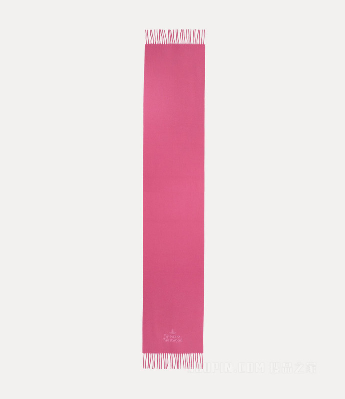 Embroidered Lambswool Scarf