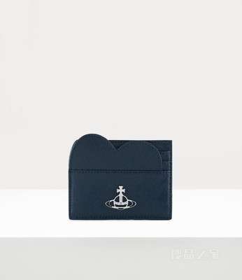 Saffiano Heart Card Holder
