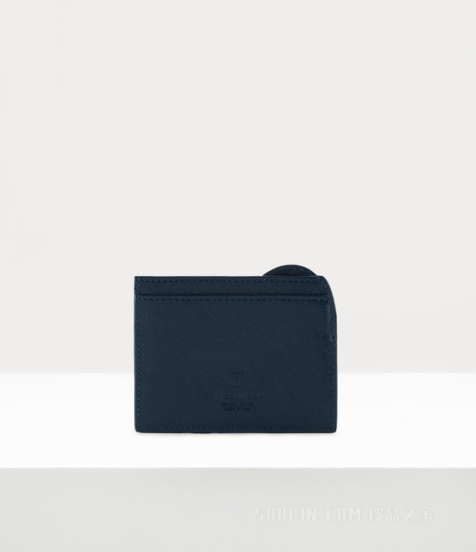 Saffiano Heart Card Holder