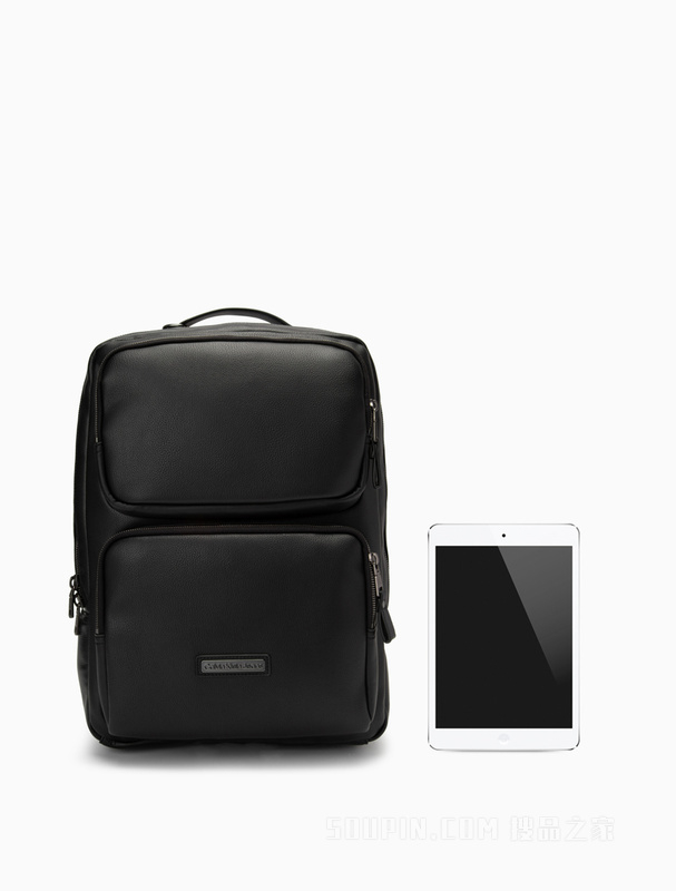 Calvin Klein 22秋冬新款男士LOGO标牌多口袋方形双肩包HH3544