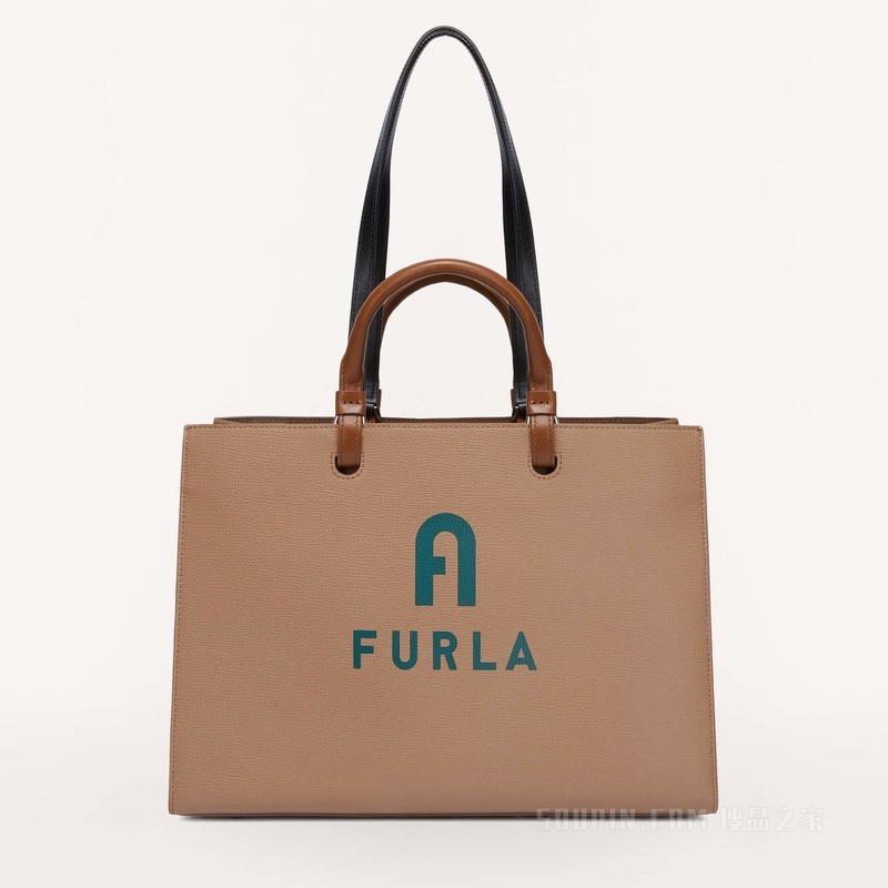 大号大手袋 Greige (Beige) FURLA VARSITY STYLE