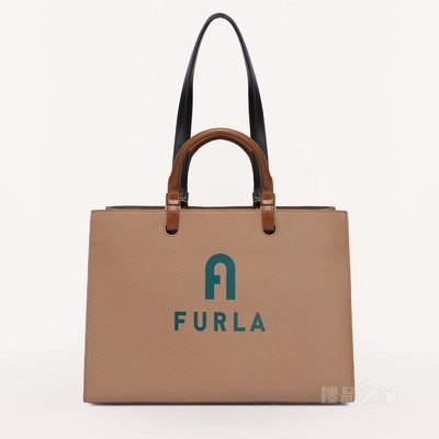 大号大手袋 Greige (Beige) FURLA VARSITY STYLE