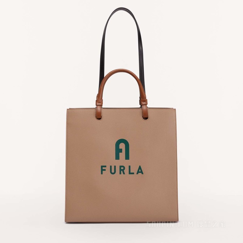 大号大手袋 Greige (Beige) FURLA VARSITY STYLE