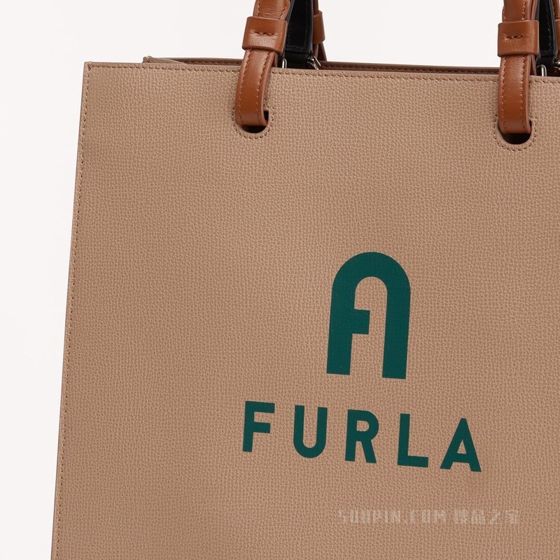 大号大手袋 Greige (Beige) FURLA VARSITY STYLE