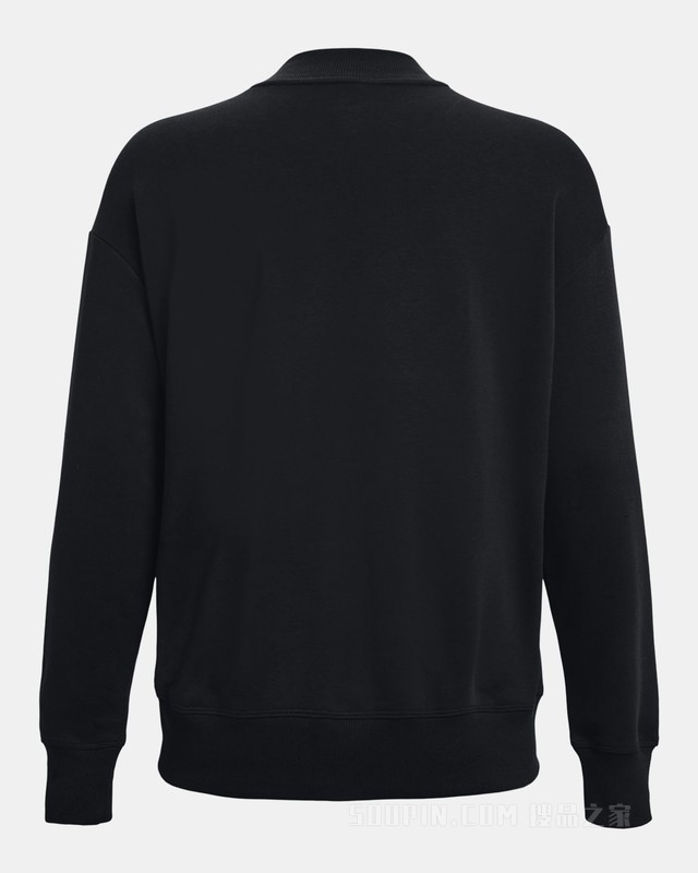 女士UA Rival Crest Graphic抓绒圆领运动衣