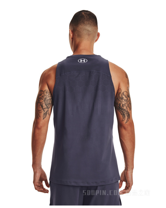 男士Project Rock强森Armour印花修身型背心