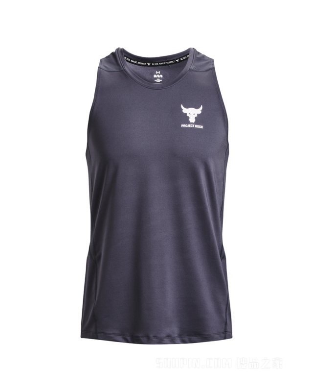 男士Project Rock强森Armour印花修身型背心