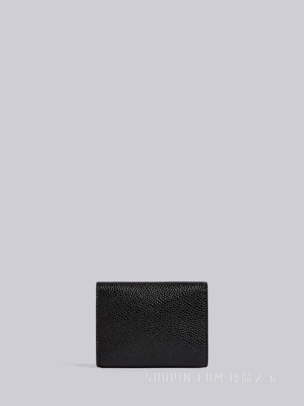 卵石纹皮信封卡夹
