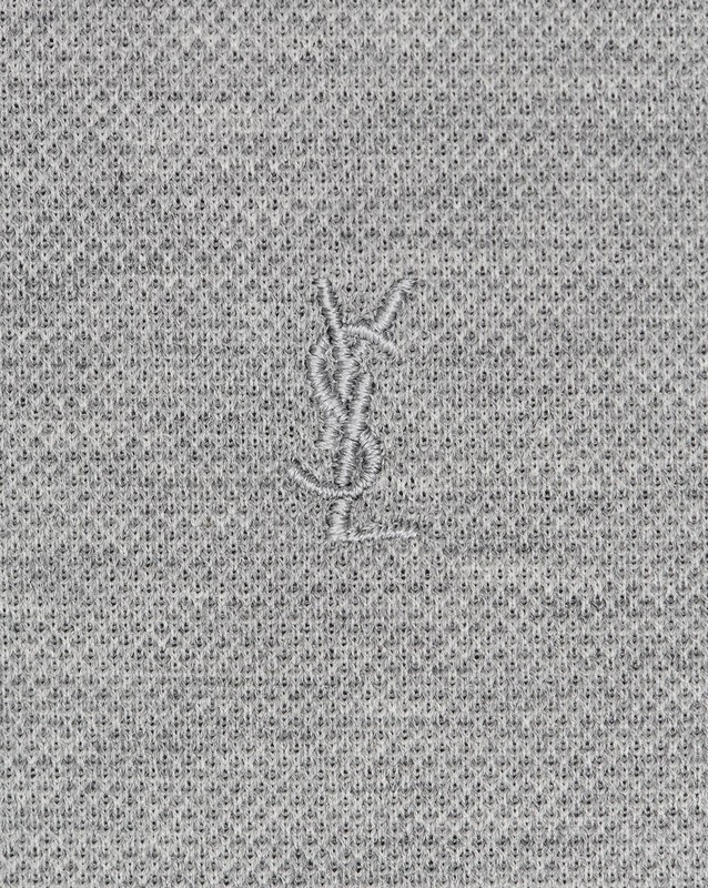 Monogram珠地棉polo衫