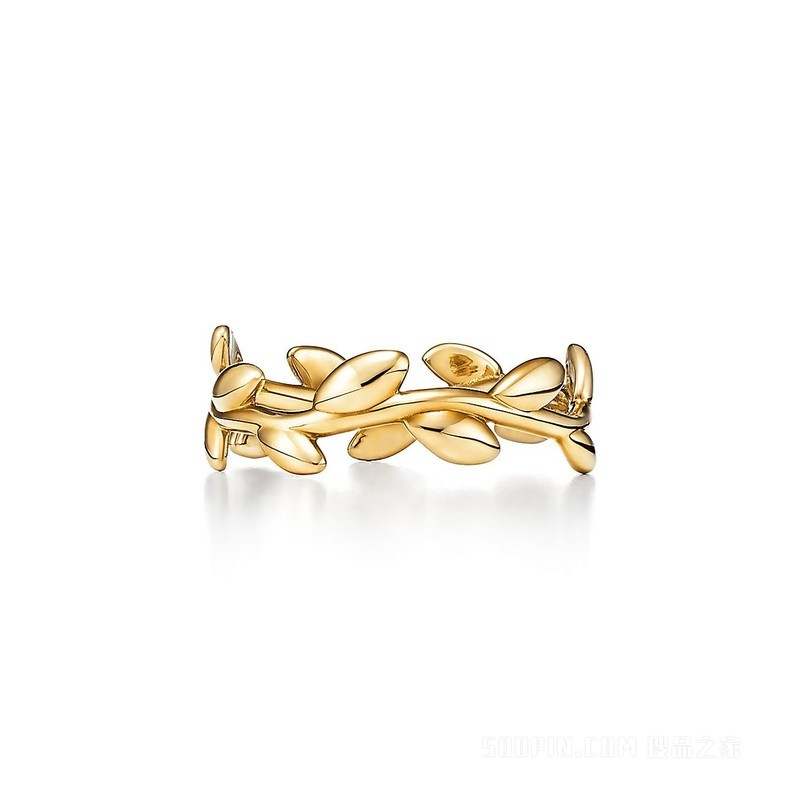 Paloma Picasso® 系列 18K 黄金 Olive Leaf 窄式戒指