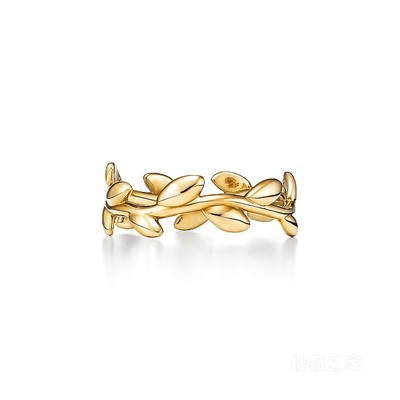 Paloma Picasso® 系列 18K 黄金 Olive Leaf 窄式戒指