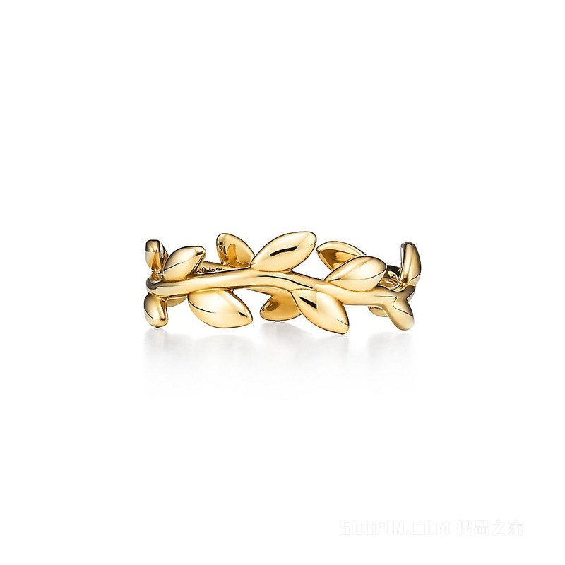 Paloma Picasso® 系列 18K 黄金 Olive Leaf 窄式戒指