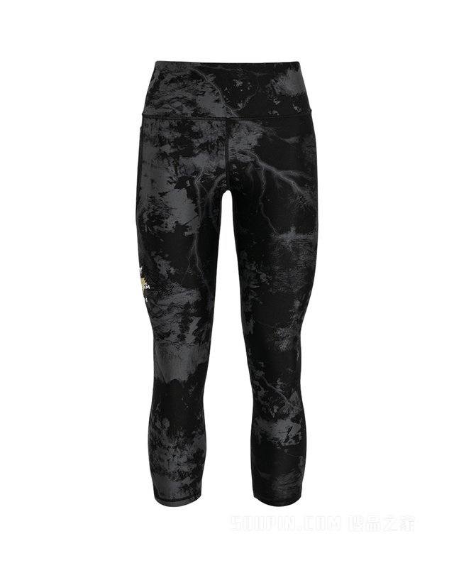 女士Project Rock强森Black Adam HeatGear®紧身九分裤