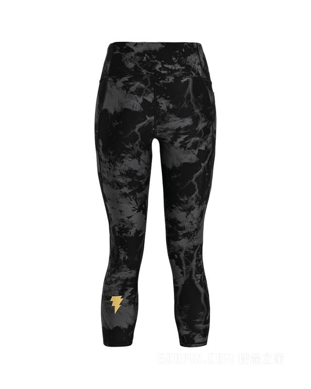 女士Project Rock强森Black Adam HeatGear®紧身九分裤