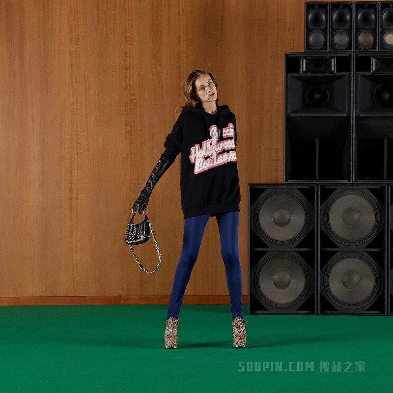 Gucci Hollywood Boulevard卫衣 黑色
