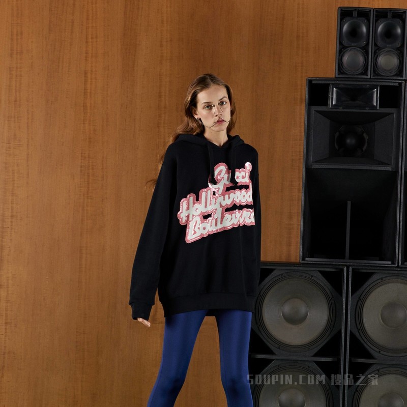 Gucci Hollywood Boulevard卫衣 黑色