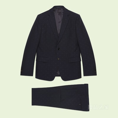 双G羊毛套装 蓝色