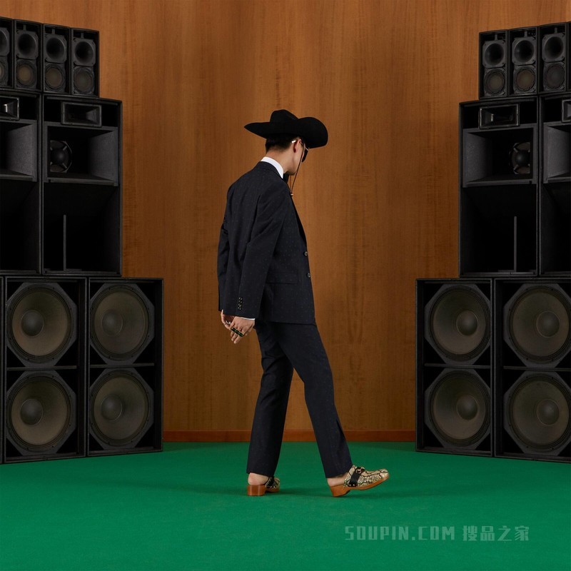 双G羊毛套装 蓝色