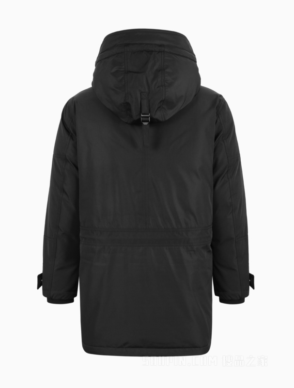 Calvin Klein 男装时尚连帽高领中长款羽绒服 J318157