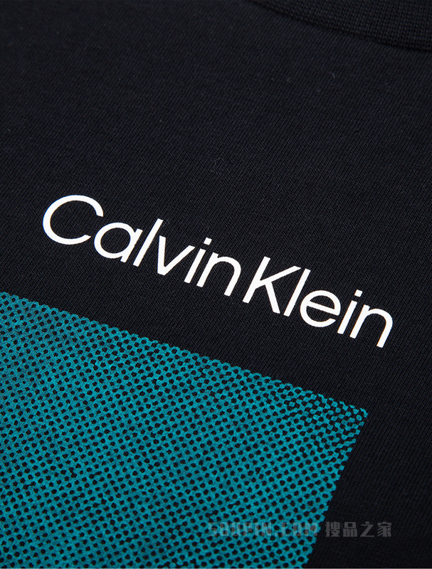 Calvin Klein 22早秋男士时尚圆领醒目花卉印花纯棉透气短袖T恤40HM895