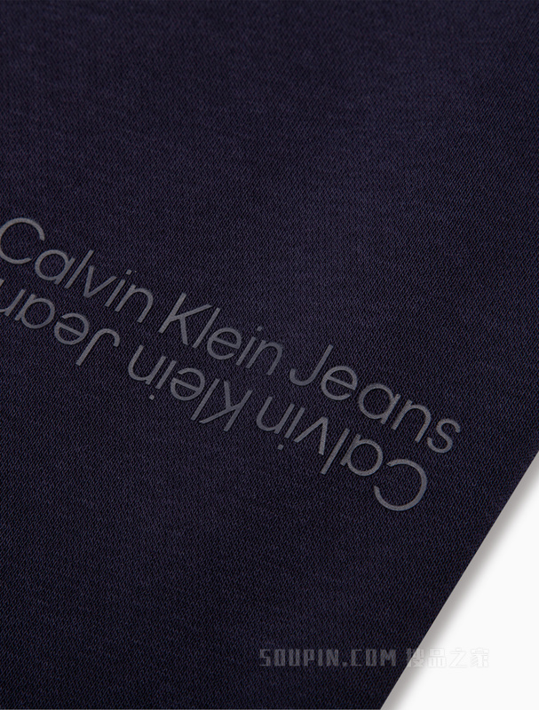 Calvin Klein 22早秋男士时尚正反LOGO束脚保暖加绒针织休闲裤J323230