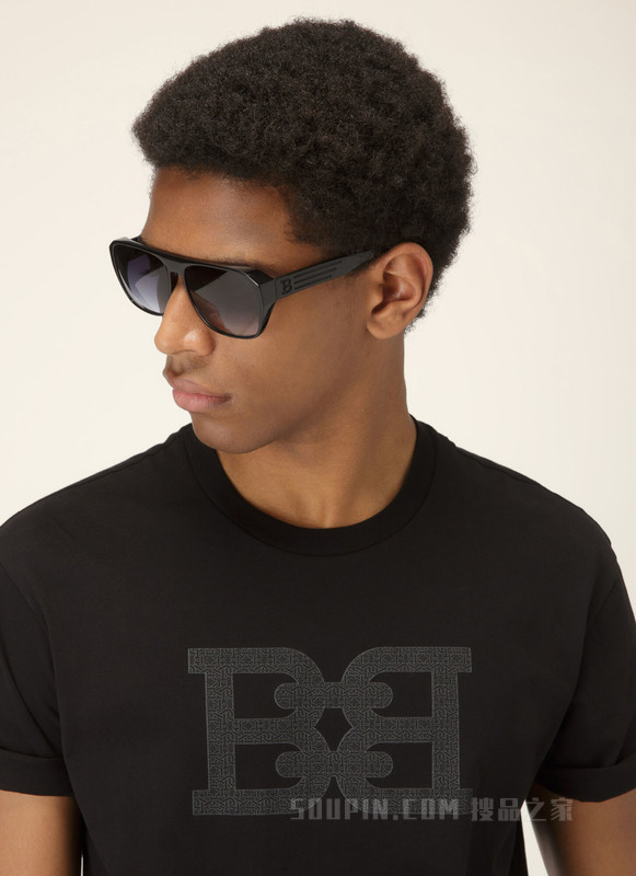 B-Chain T-Shirt Organic Cotton T-Shirt In Black