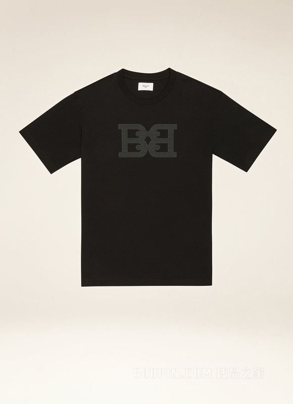 B-Chain T-Shirt Organic Cotton T-Shirt In Black