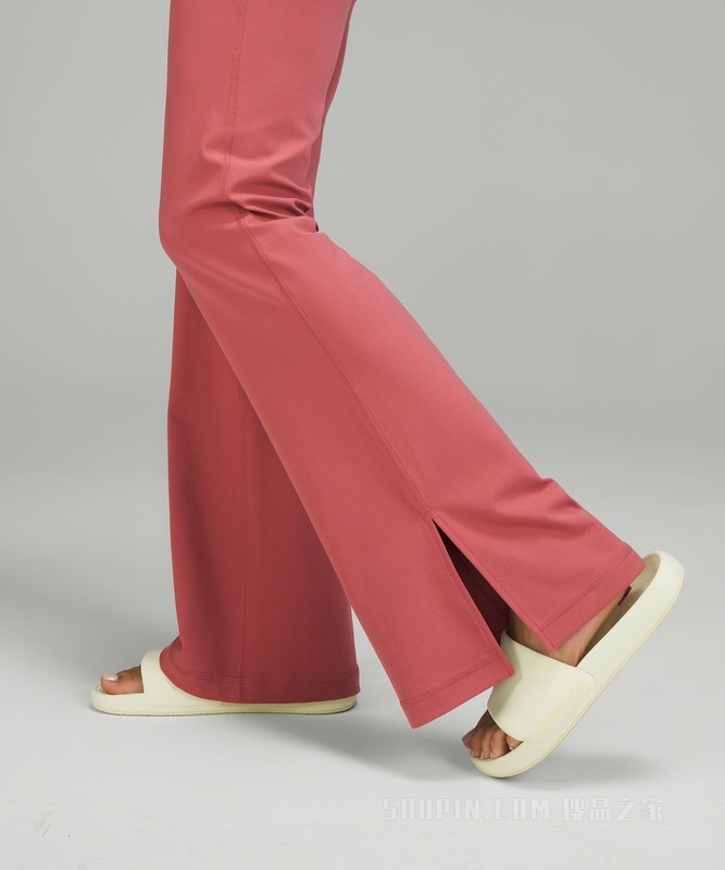 Groove 女士超高腰喇叭裤 *Nulu Split-Hem