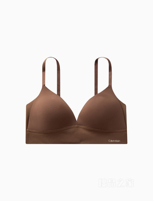 Calvin Klein 22早秋女士光面无痕薄垫无钢圈宽围边三角杯文胸QF6022AD