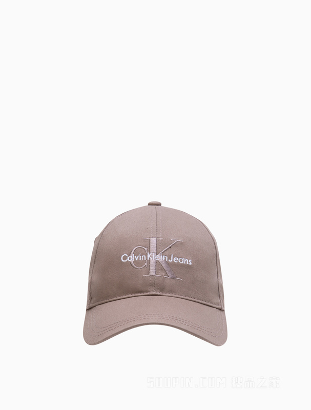 Calvin Klein 22早秋新款男士纯棉交叠刺绣LOGO圆顶鸭舌棒球帽HX0263