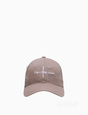 Calvin Klein 22早秋新款男士纯棉交叠刺绣LOGO圆顶鸭舌棒球帽HX0263